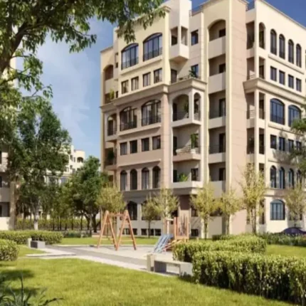 شقه للبيع بالعاصمة الادارية مساحة 110م بجاردن