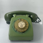 هاتف بو قرص عتيق لون أخضر