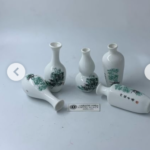 Antique ceramic small vase for decoration