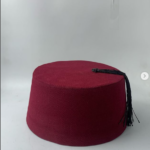 Antique Brown Color Sufi Cap With Black Hanging