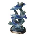 مجسم من الجبس للديكور لثلاث دلافين