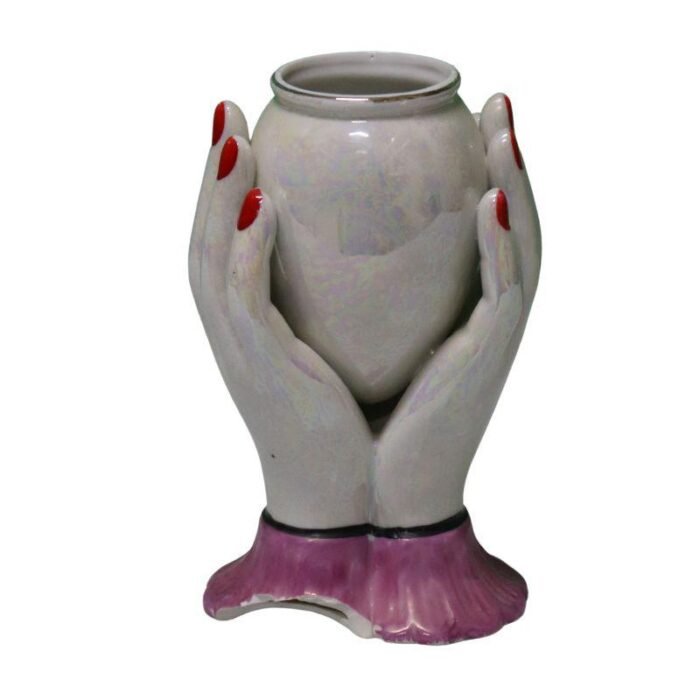 ⁦Antique Two Hands Holding Vase⁩ - الصورة ⁦4⁩
