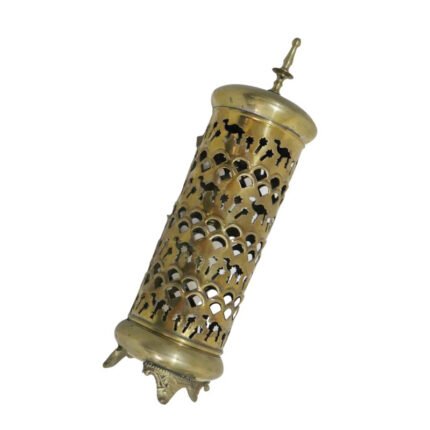 Antique Candle Brass Candle Lantern Holder medium