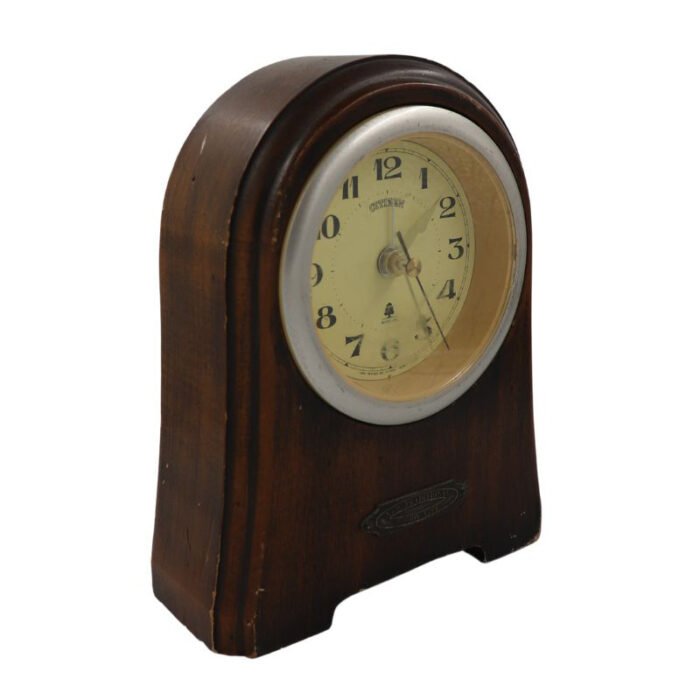 ⁦Antique Citizen Quartz Wooden Table clock⁩ - الصورة ⁦2⁩