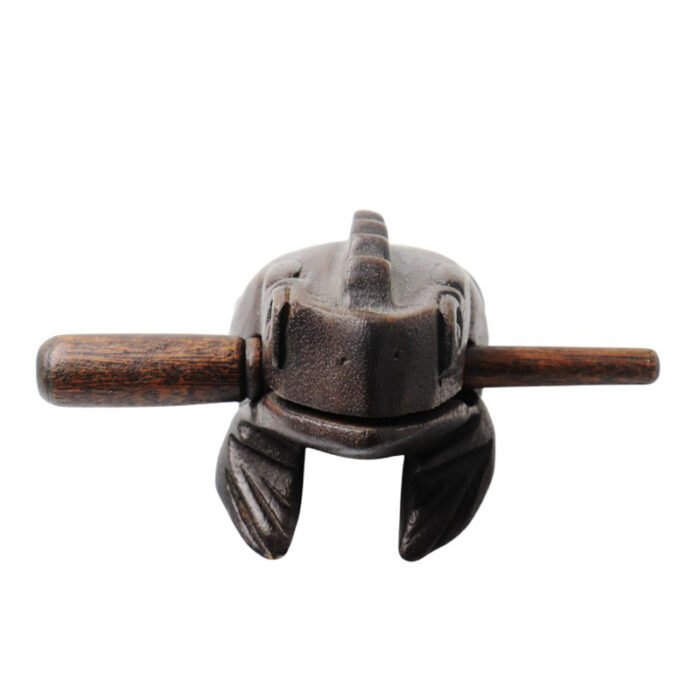 ⁦Antique Decoration Handmade Wooden Musical Croaking Frog Rasps⁩ - الصورة ⁦2⁩