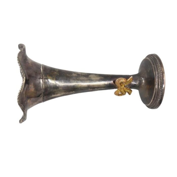 ⁦Antique Decoration Silver Plated Tableware Bud Vase⁩ - الصورة ⁦2⁩