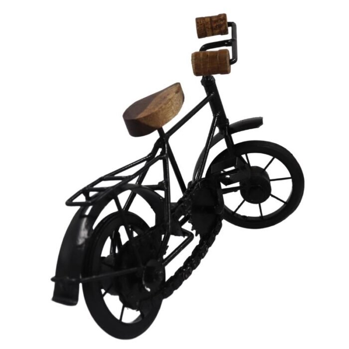 ⁦Antique Handmade Wooden and iron Cycle for Home Decorates⁩ - الصورة ⁦1⁩