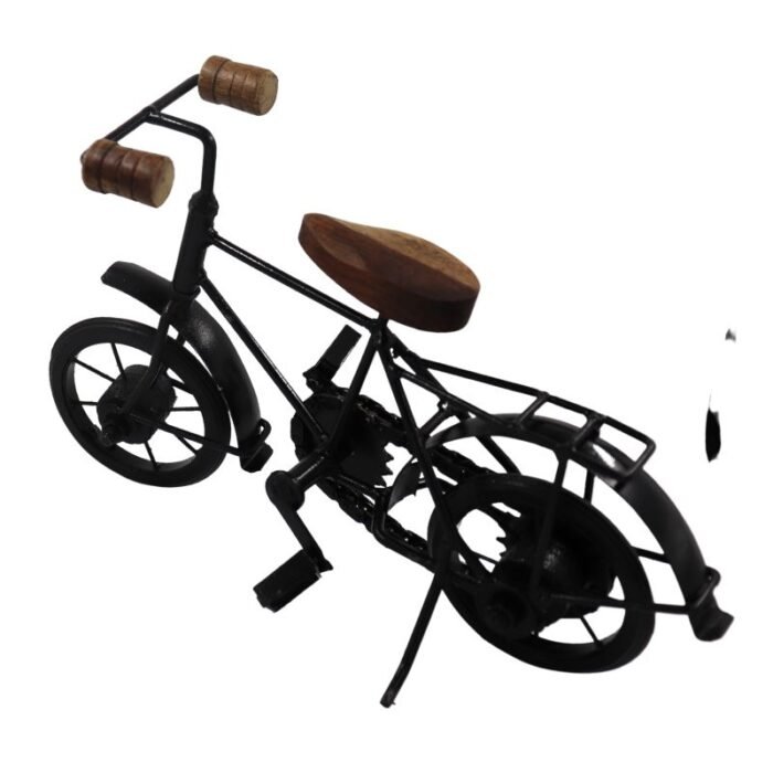 ⁦Antique Handmade Wooden and iron Cycle for Home Decorates⁩ - الصورة ⁦2⁩