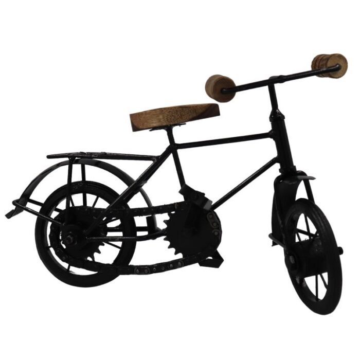 ⁦Antique Handmade Wooden and iron Cycle for Home Decorates⁩ - الصورة ⁦3⁩