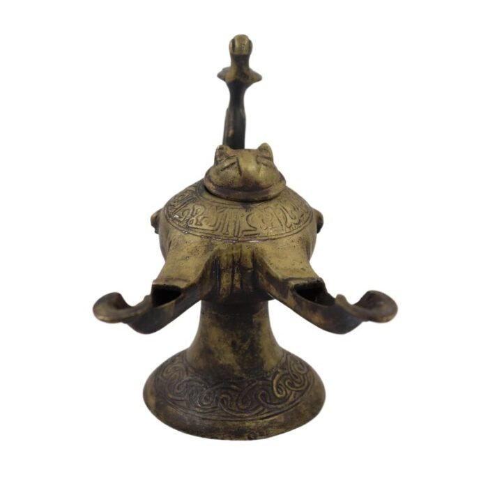 ⁦Antique Islamic Khorassan Multi Spout Oil Lamp⁩ - الصورة ⁦1⁩