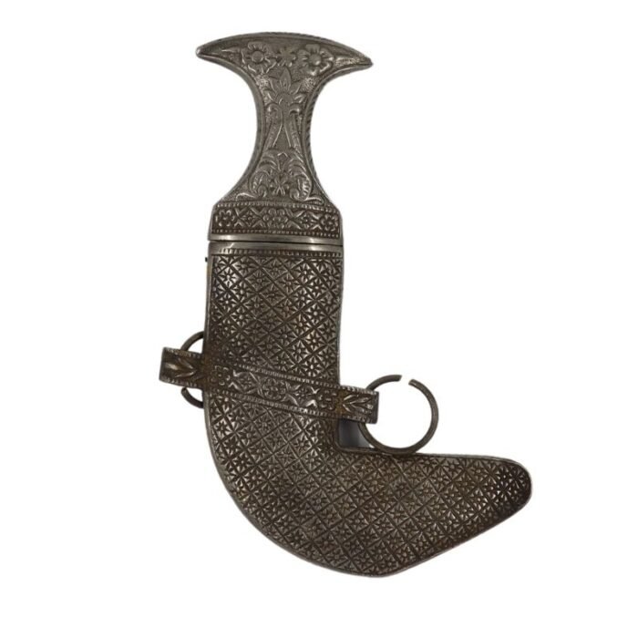 ⁦Antique Omani Khanjar Dagger Silver White Metal⁩ - الصورة ⁦2⁩