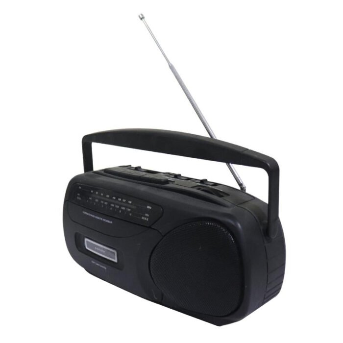 ⁦Antique Onn Portable 1980'S Mini Radio AM/FM Cassette⁩ - الصورة ⁦3⁩
