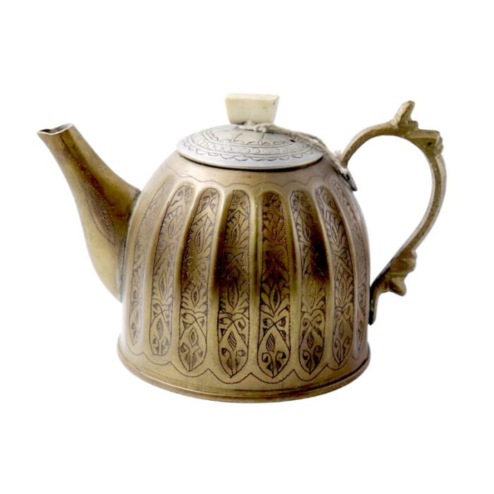 ⁦Antique Pots & Pan Brass Mini Islamic Tea Pot⁩ - الصورة ⁦4⁩
