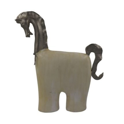 Antique Pottery Horse Statue
