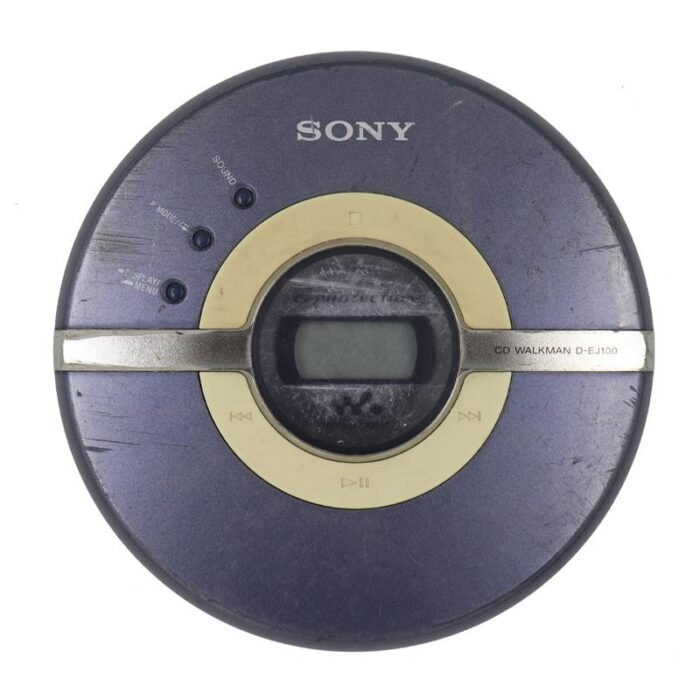 ⁦Antique Sony Walkman D-EJ100 Portable CD Player⁩ - الصورة ⁦1⁩