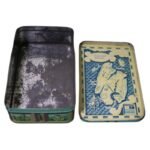 Antique Storage Box Made in England Metal Box - الصورة 3