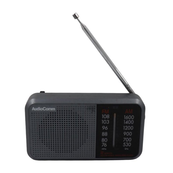 ⁦Antique old Audiocomm RAD-F240N two bands radio⁩ - الصورة ⁦1⁩