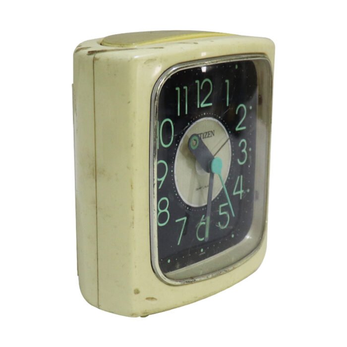 ⁦Antique old citizen blastic alarm clock small size⁩ - الصورة ⁦2⁩