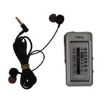 Antique old super bass radio with headphone