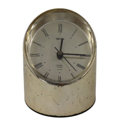 Antique old twin bird small clock