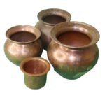 Antique pots & pan brown 4 pcs bowl set - الصورة 2