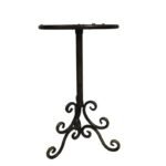 Antique round brass base