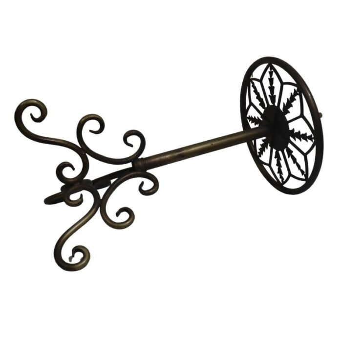 ⁦Antique round brass base⁩ - الصورة ⁦4⁩