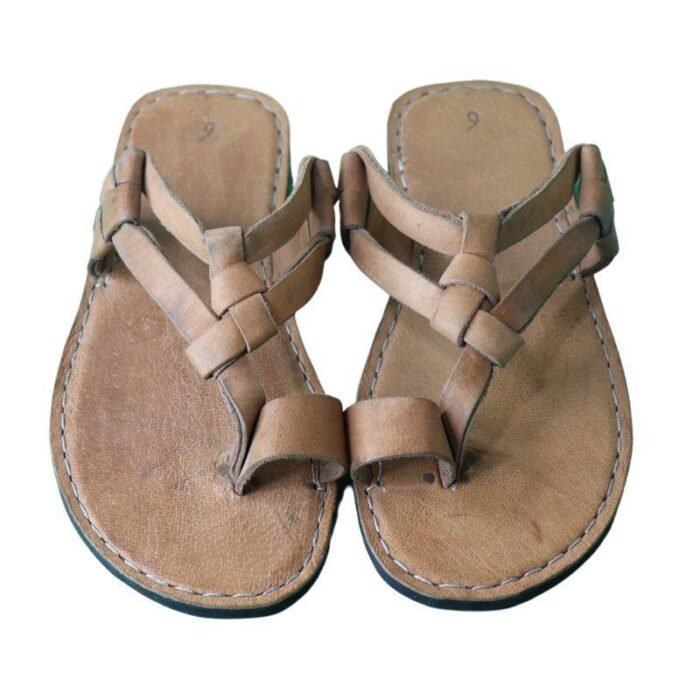 ⁦Antique shoes brown sandal⁩ - الصورة ⁦2⁩