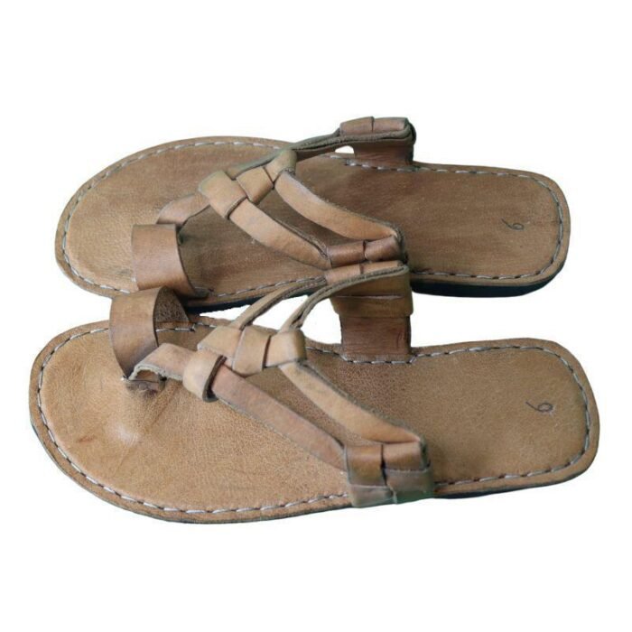 ⁦Antique shoes brown sandal⁩ - الصورة ⁦3⁩