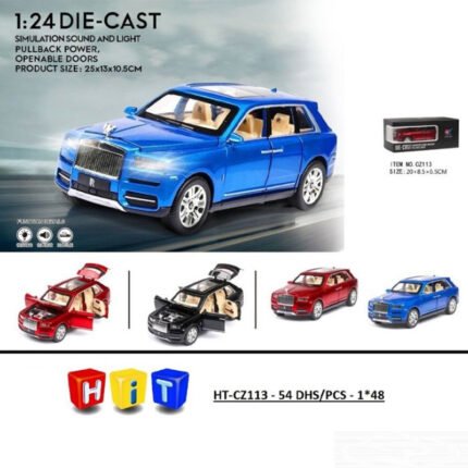 CHE ZHI HT CZ113 DIE CAST PULL BACK ALLOY CAR TOY