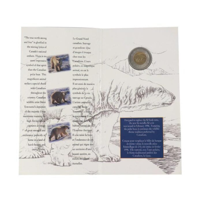 ⁦Canada's new Uncrirculated 2$ coin 1996⁩ - الصورة ⁦3⁩