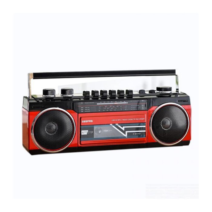 ⁦Geepas GCR13011 Radio Cassette Recorder With USB/SD/MP3/BT⁩ - الصورة ⁦1⁩