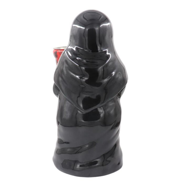 ⁦Mother Incense Burner Censer Wearing Black Abaya and Traditional Custom⁩ - الصورة ⁦4⁩