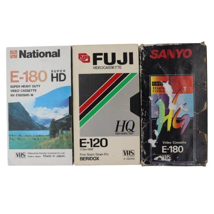 ⁦Old VHS cassatte set 3pc⁩ - الصورة ⁦8⁩