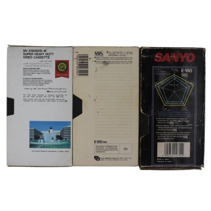 ⁦Old VHS cassatte set 3pc⁩ - الصورة ⁦9⁩