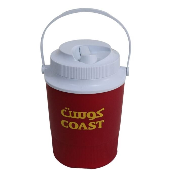 ⁦Old cosat flask red and white⁩ - الصورة ⁦1⁩