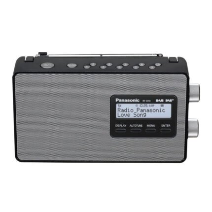 PANASONIC RF-D10 BLACK NOIR DAB-FM RADIO