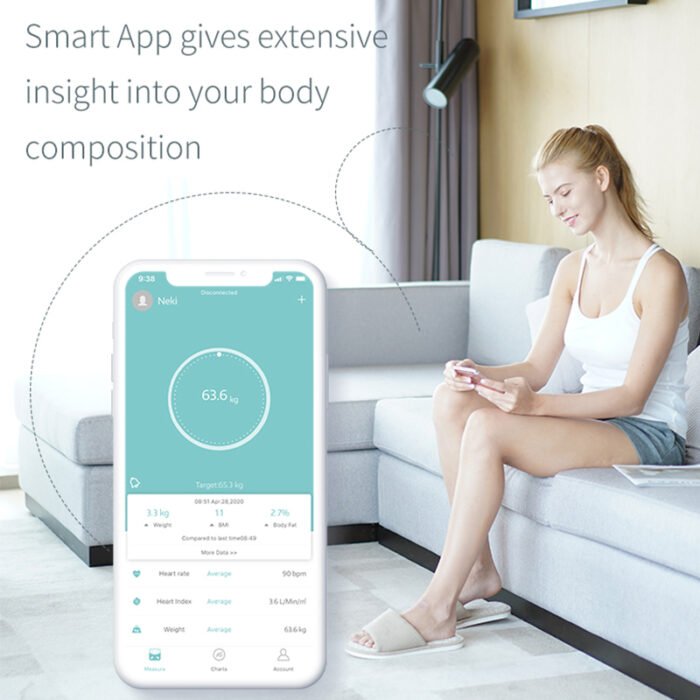 ⁦PROCOAT FG260RB SMART BODY FAT SCALE⁩ - الصورة ⁦5⁩