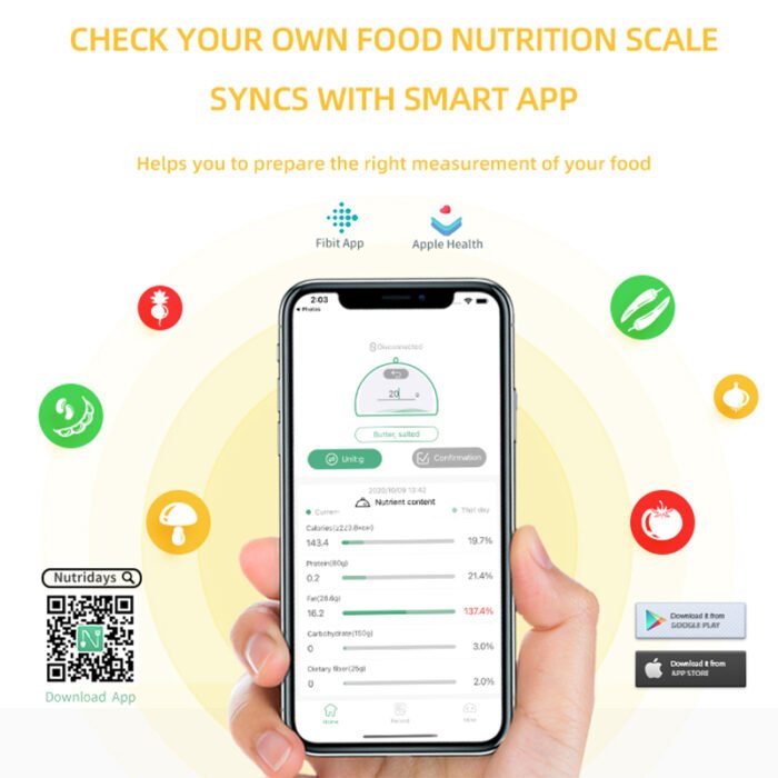 ⁦PROCOAT KT630LB SMART KITCHEN STAINLESS STEEL SCALE⁩ - الصورة ⁦7⁩