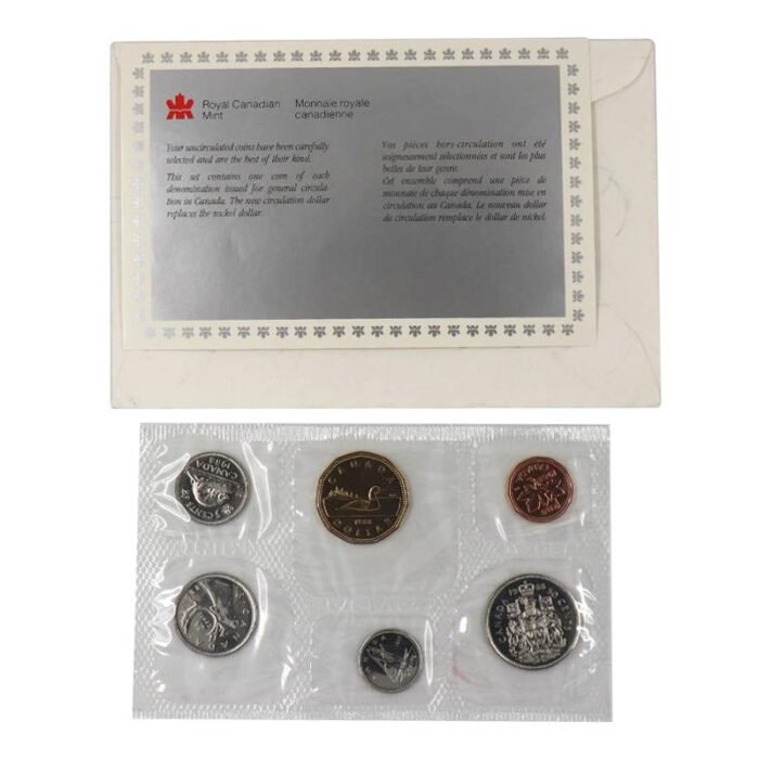 ⁦Royal canadian mint set 6 coins of 1988⁩ - الصورة ⁦3⁩