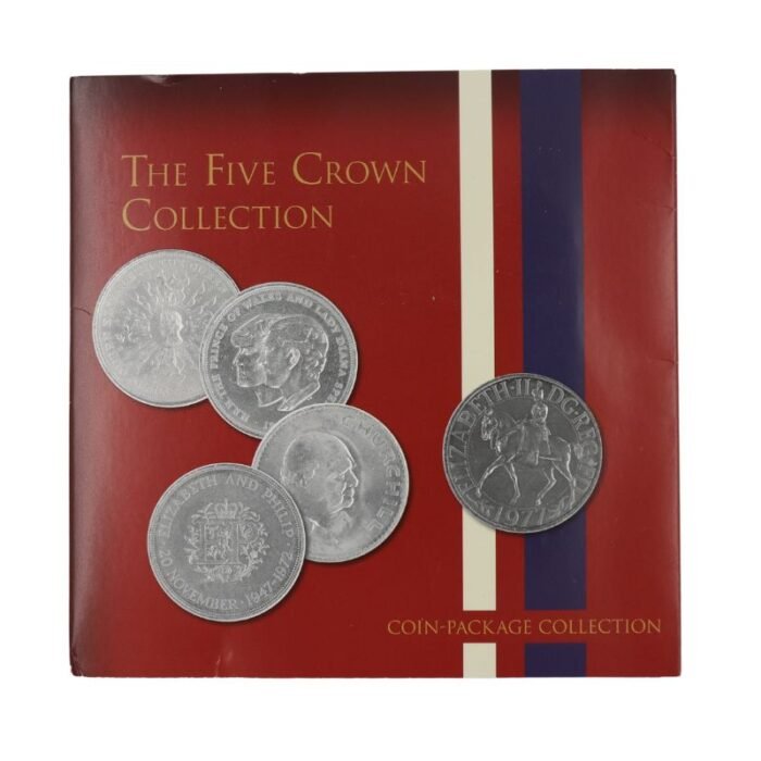 ⁦The Five crown collection british coins⁩ - الصورة ⁦2⁩