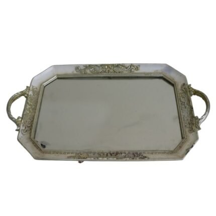 Tray With Mirror Handle