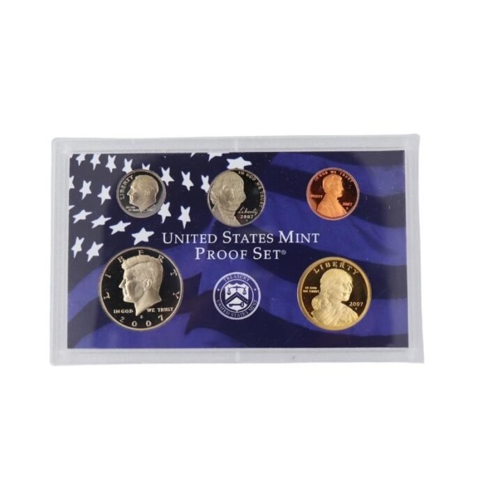 ⁦US MINT PROOF SET 2007 Coins 1Pc.⁩ - الصورة ⁦9⁩