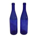 Vintage Blue Colour Empty Bottle
