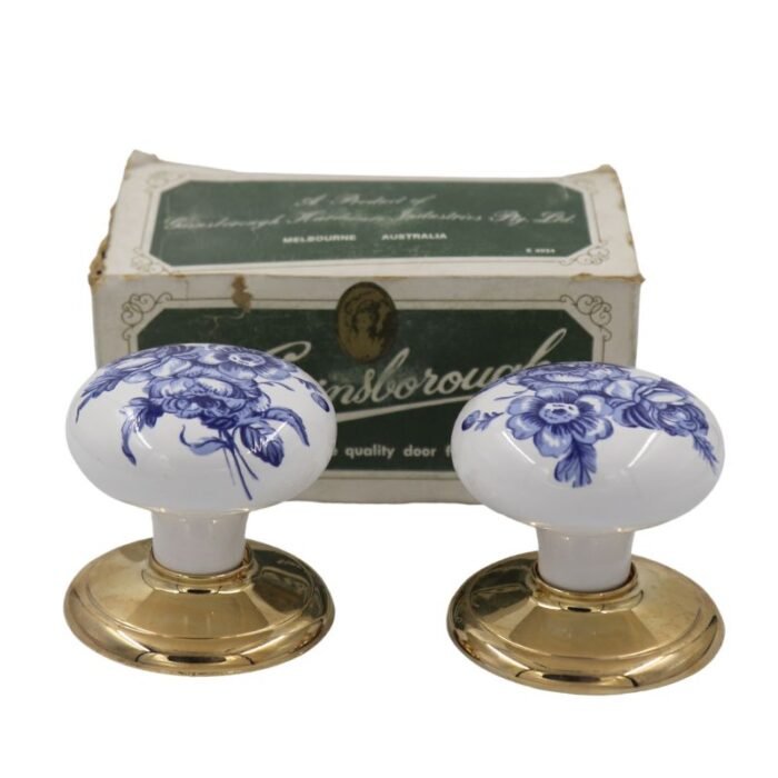 ⁦Vintage Gainsborough Floral Interior Door Knob⁩ - الصورة ⁦1⁩