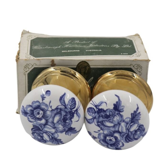 ⁦Vintage Gainsborough Floral Interior Door Knob⁩ - الصورة ⁦2⁩