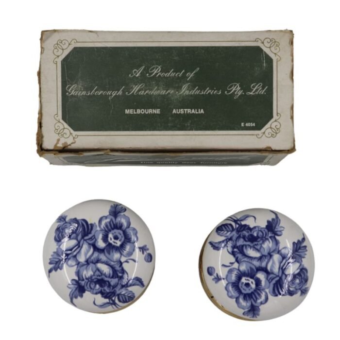 ⁦Vintage Gainsborough Floral Interior Door Knob⁩ - الصورة ⁦4⁩