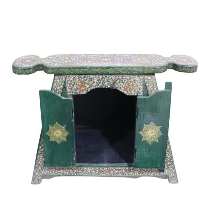 ⁦Vintage Handnade Wooden Painted Storage Box⁩ - الصورة ⁦8⁩