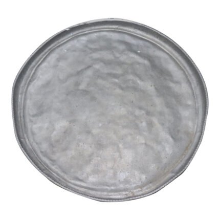 Vintage Oval Aluminum Tray - Big