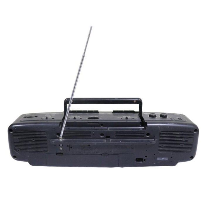 ⁦Vintage Panasonic RX-FT500 Stereo Radio Dual Cassette Recorder Boombox⁩ - الصورة ⁦2⁩